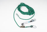 Dispositivo anticaduta di tipo guidato lunghezza corda m 5 completa di moschettone AZ011 - AC 060 LINOSTOP II/5M