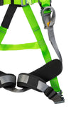 Imbracatura anticaduta attacchi dorsale con prolunga e sternale doppia regolazione cosiali e bretelle - supporti comfort su dorsale, bretelle e coscie - P32PRO