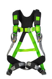 Imbracatura anticaduta attacchi dorsale con prolunga e sternale doppia regolazione cosiali e bretelle - supporti comfort su dorsale, bretelle e coscie - P32PRO