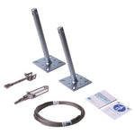 K15I-I - Inox - KIT LINEA VITA MONTANTI A BASE INCLINATA - 5/15 m