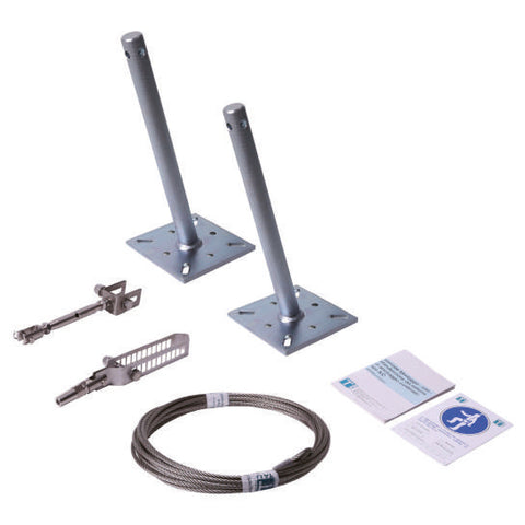 K15I - KIT LINEA VITA MONTANTI A BASE INCLINATA - 5/15 m