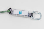 Assorbitore di energia con cordino di collegamento doppio ad "Y" completo di connettori - ABM/LB102