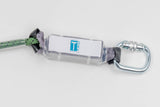 Assorbitore di energia con cordino di collegamento doppio ad "Y" completo di connettori - ABM/LB102