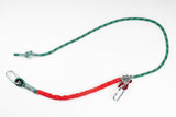Cordino di posizionamento lunghezza regolabile fino a m 2 - completo di connettori - con regolatore ergo alluminio - PROT-3  AF130 02/ 2M