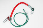 Cordino di posizionamento lunghezza regolabile fino a m 2 - completo di connettori - con regolatore ergo alluminio - PROT-3  AF130 02/ 2M